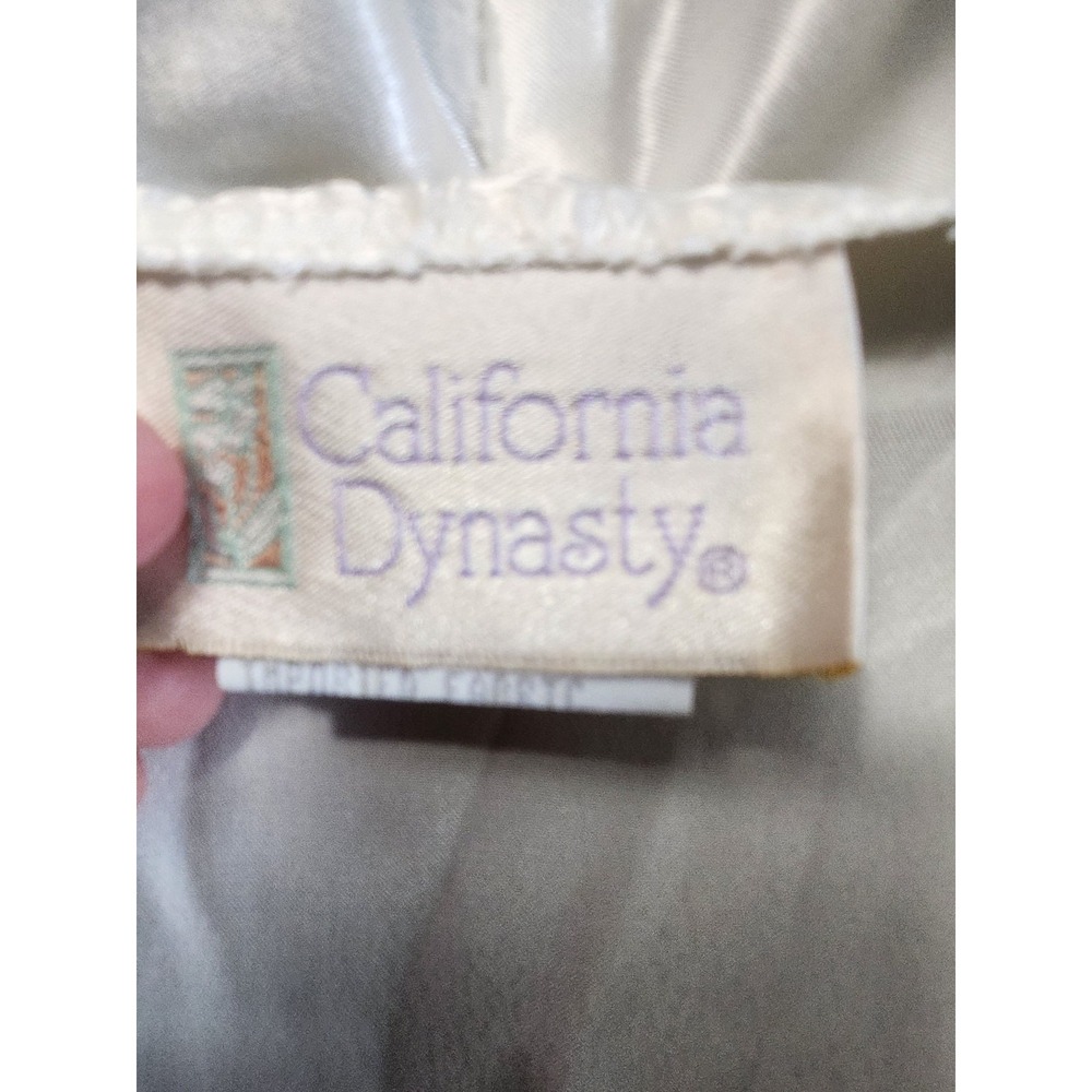 Vintage California Dynasty Robe Nightgown Shoulder Pads Size Large - Picture 5 of 7